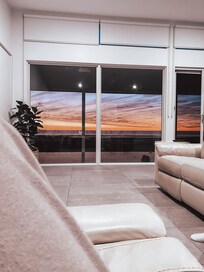 Sunsets from the loungeroom