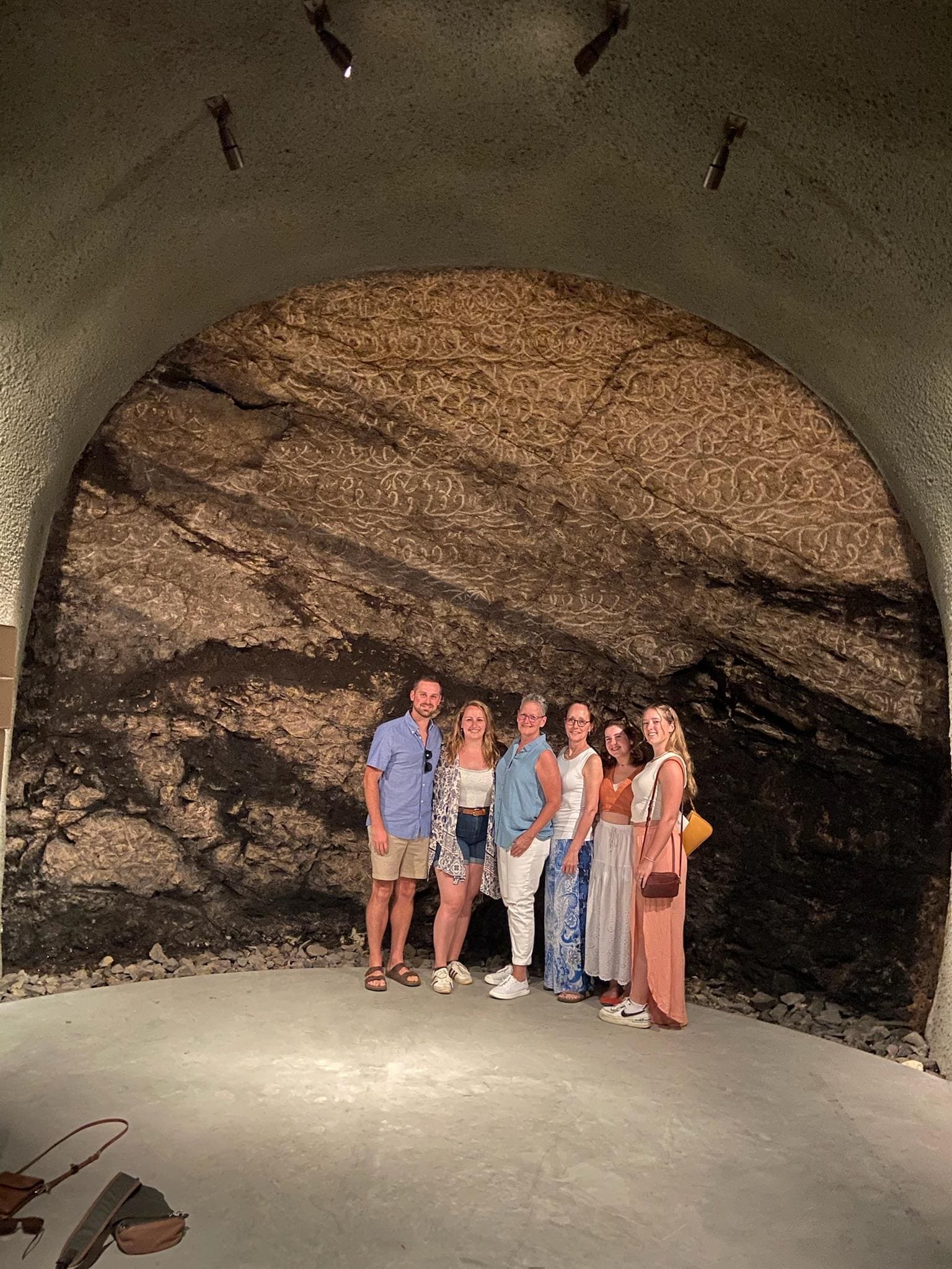 in the caves of Bremer Family Winery