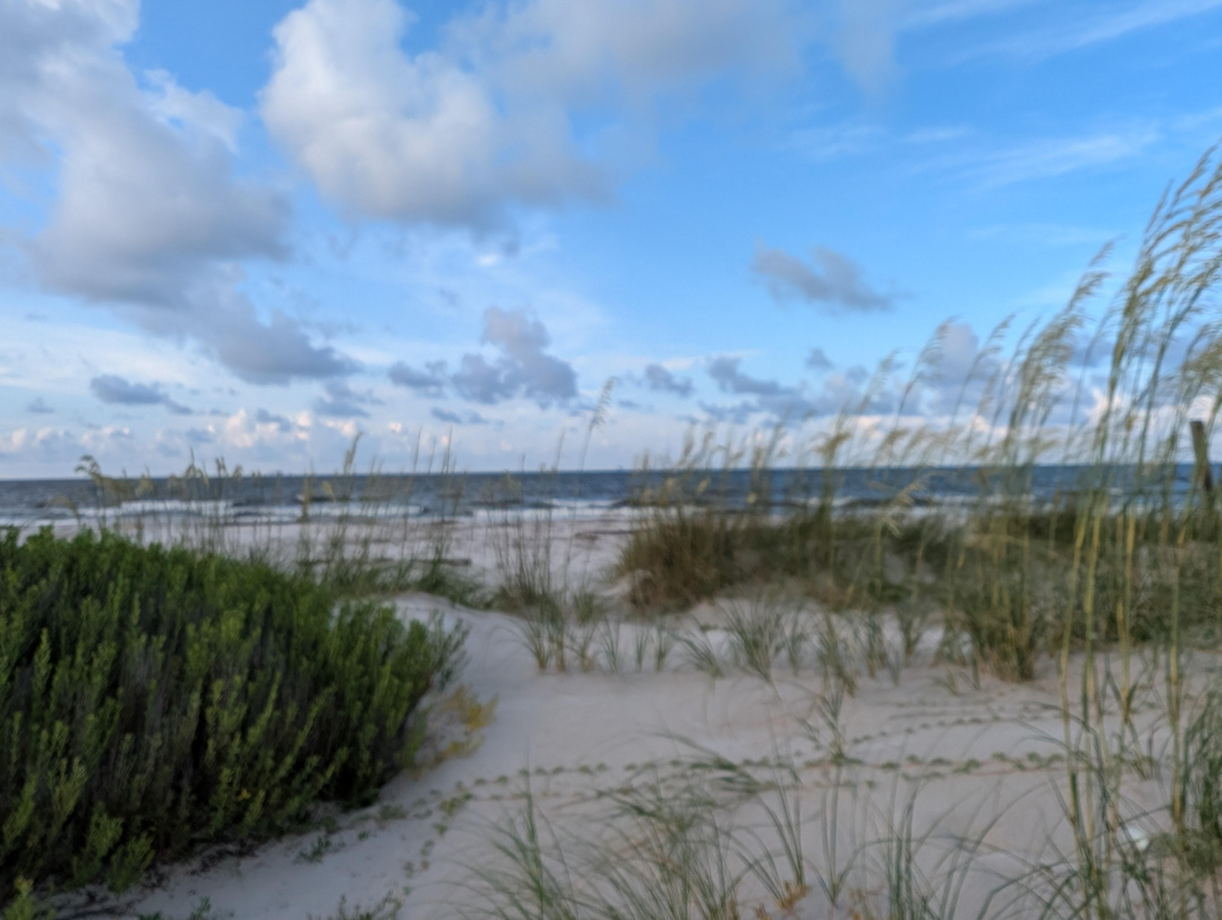 Entry to beach view, just across the road.