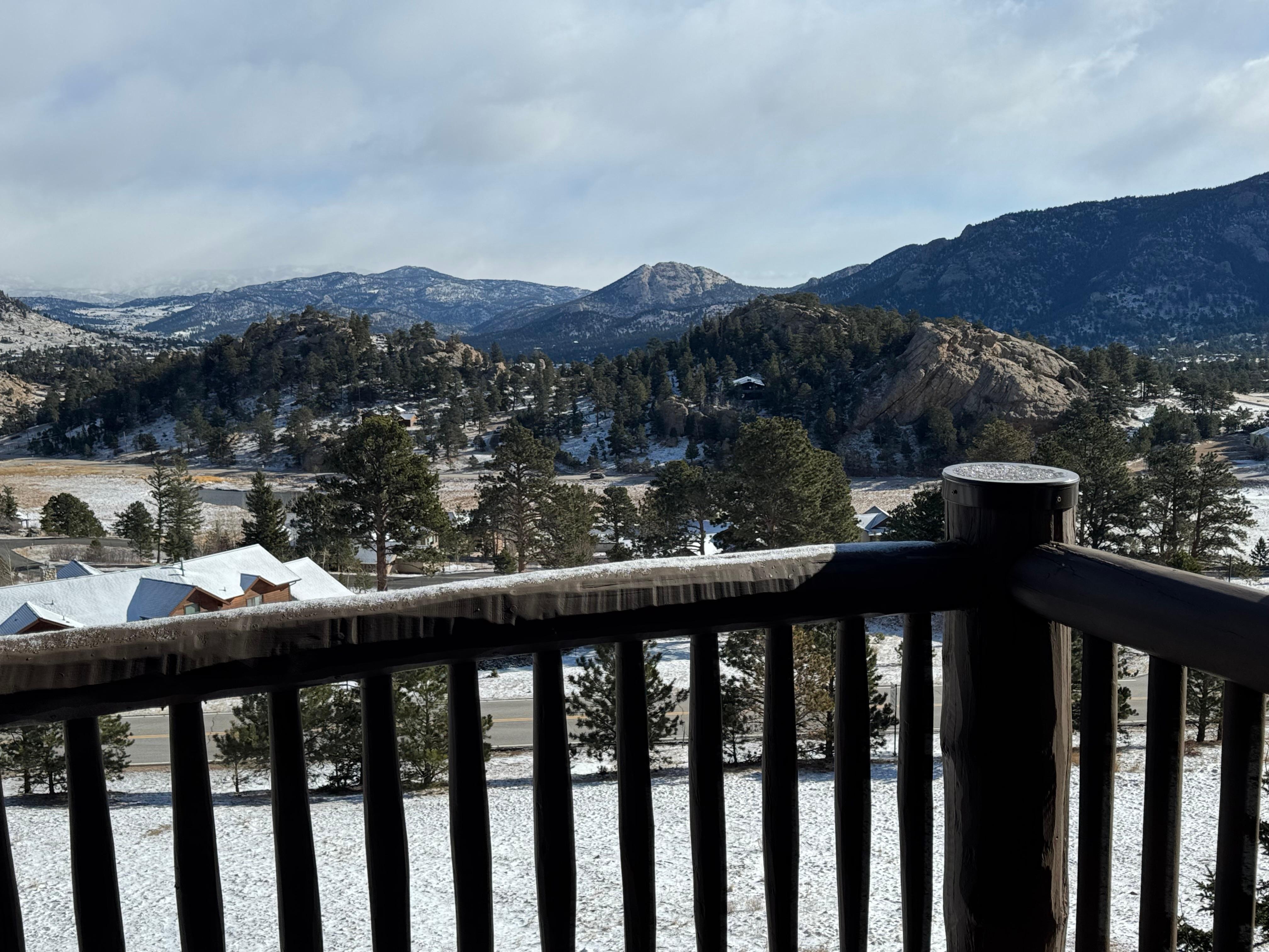 Great view from the balcony 