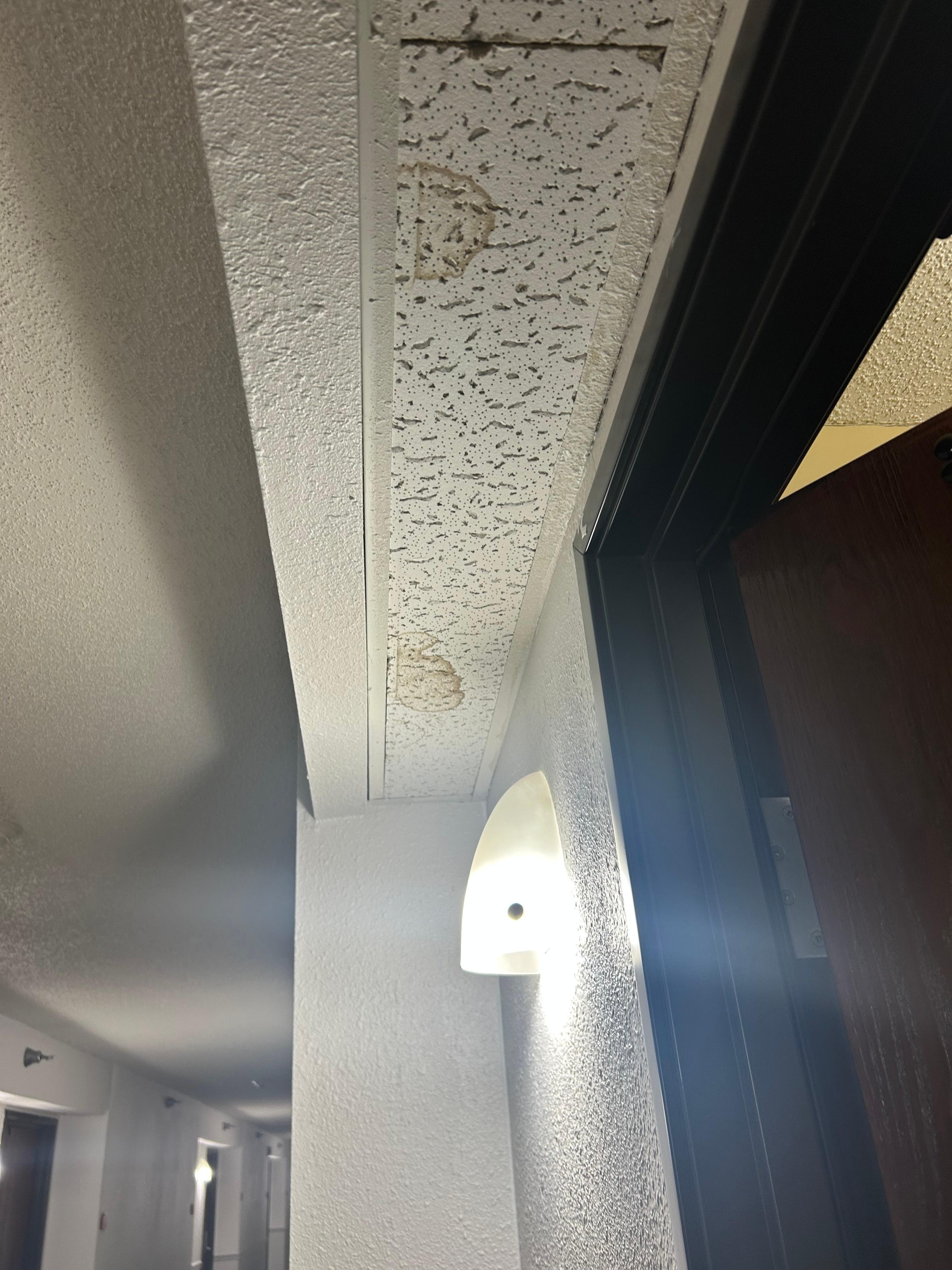Water stained ceilings