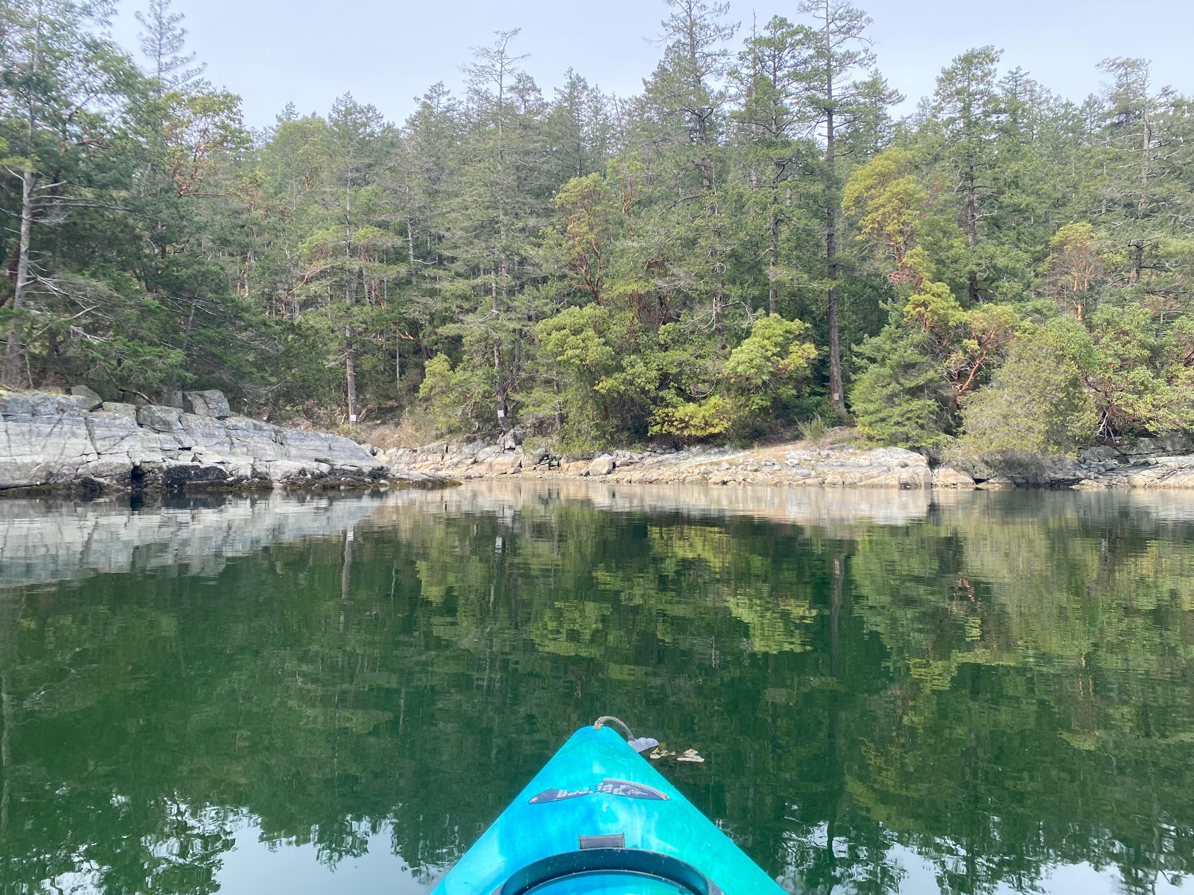 I love paddling around the islands once you are out of the fjord.