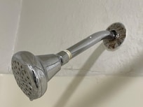 Old, rusty shower head
