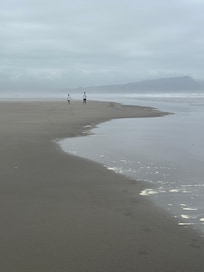 Walking on the beach 5 min from house
