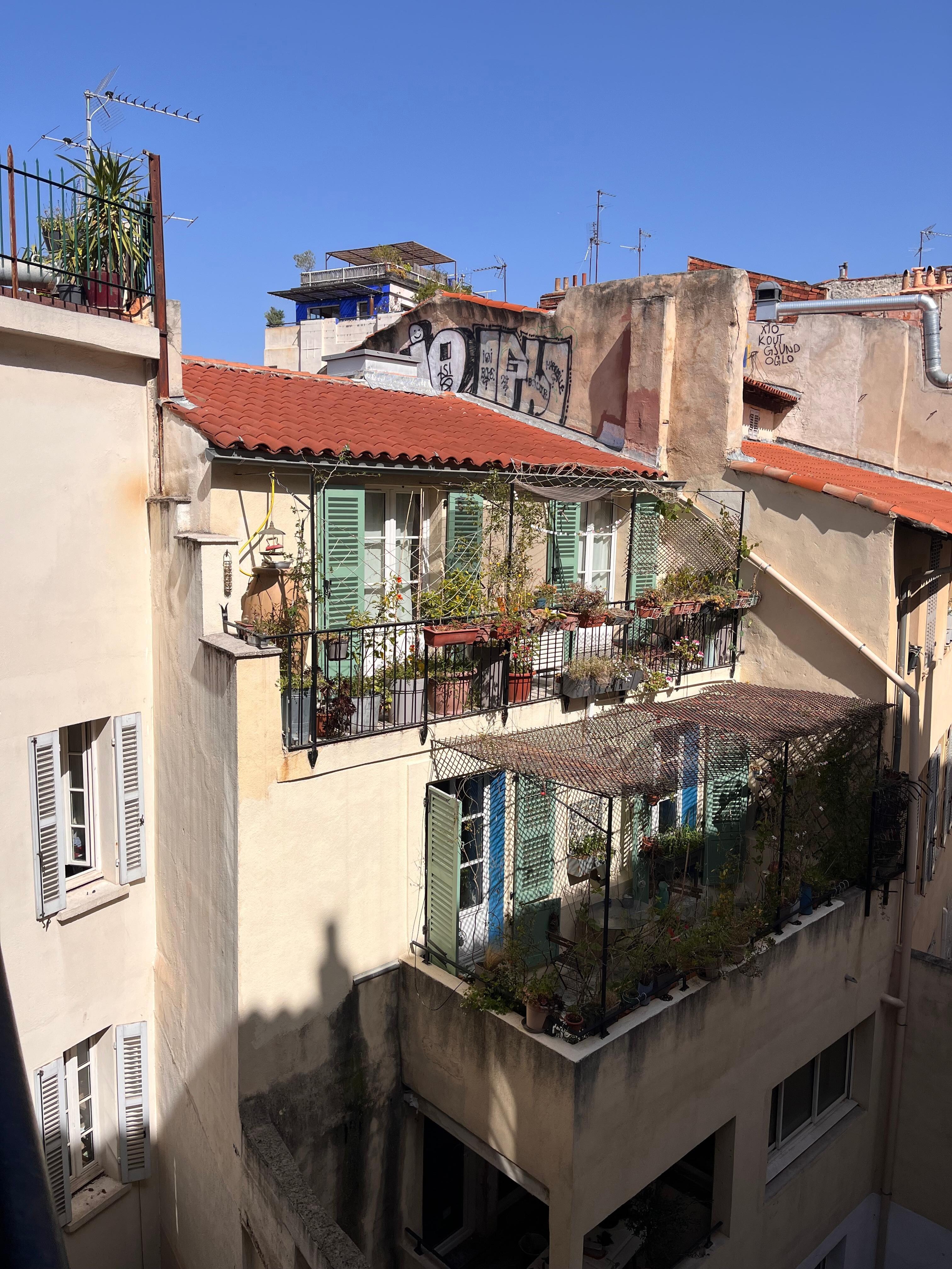 Vue depuis le balcon