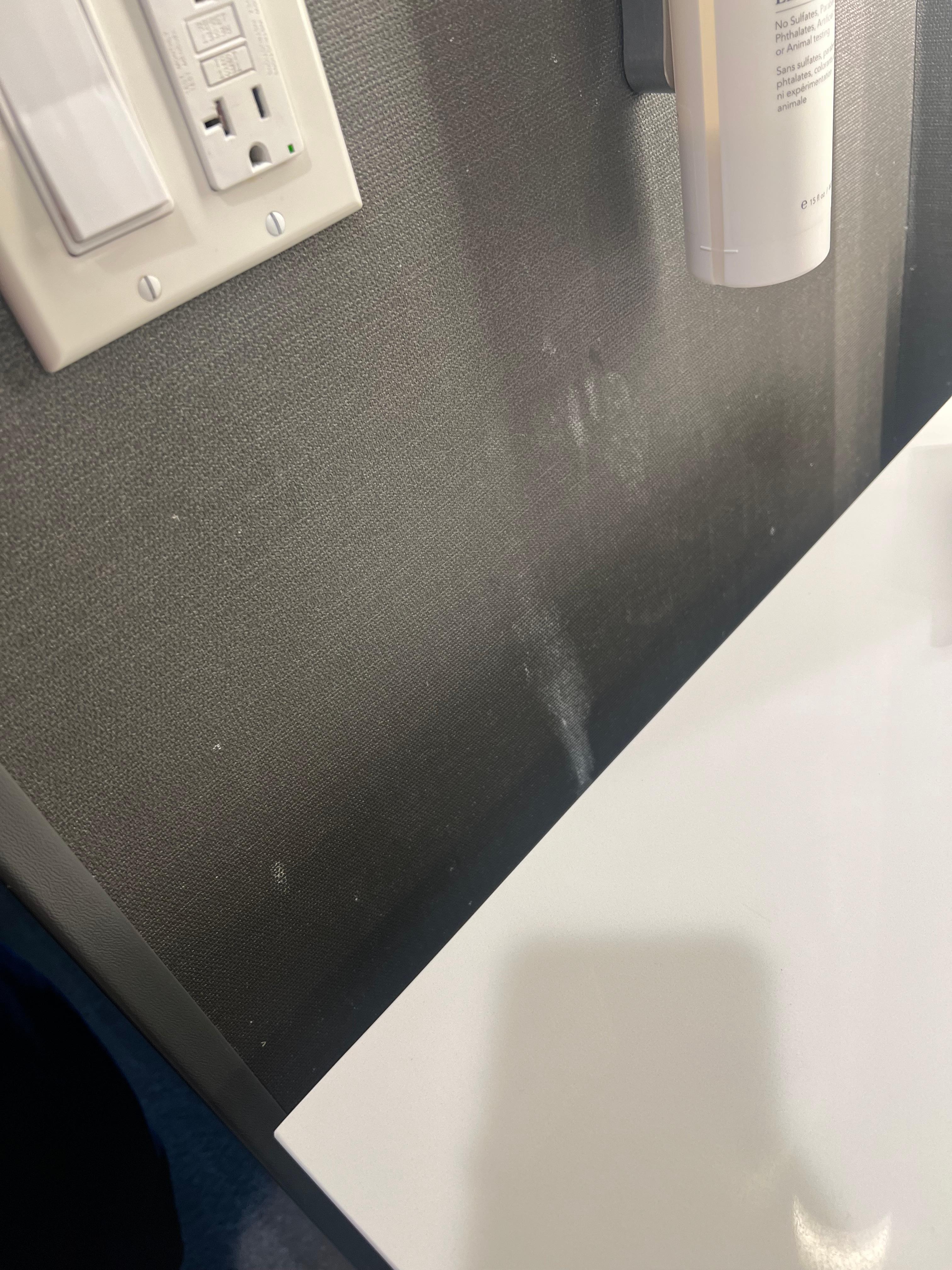 Mysterious stain next to the sink 