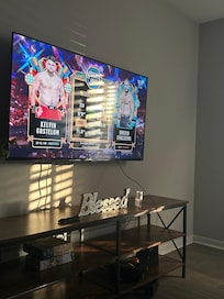 Television in the living room.