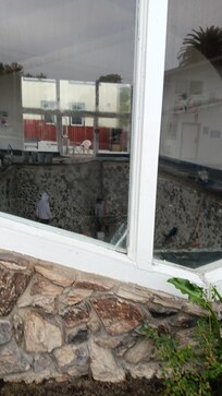 Pool under construction