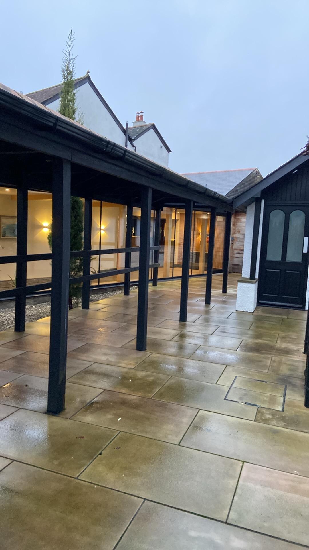 Courtyard outside the room we stayed