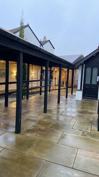 Courtyard outside the room we stayed