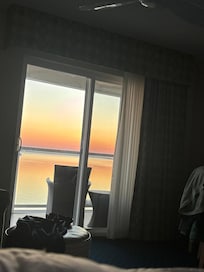 Sunrise from the bed.