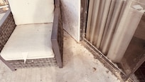 Schmutziger Balkon