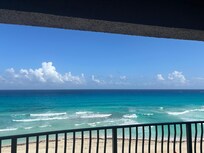 Ocean front suite balcony.