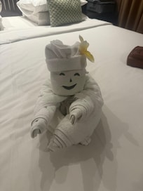 Left on our bed