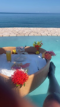 Enjoyed a floating breakfast