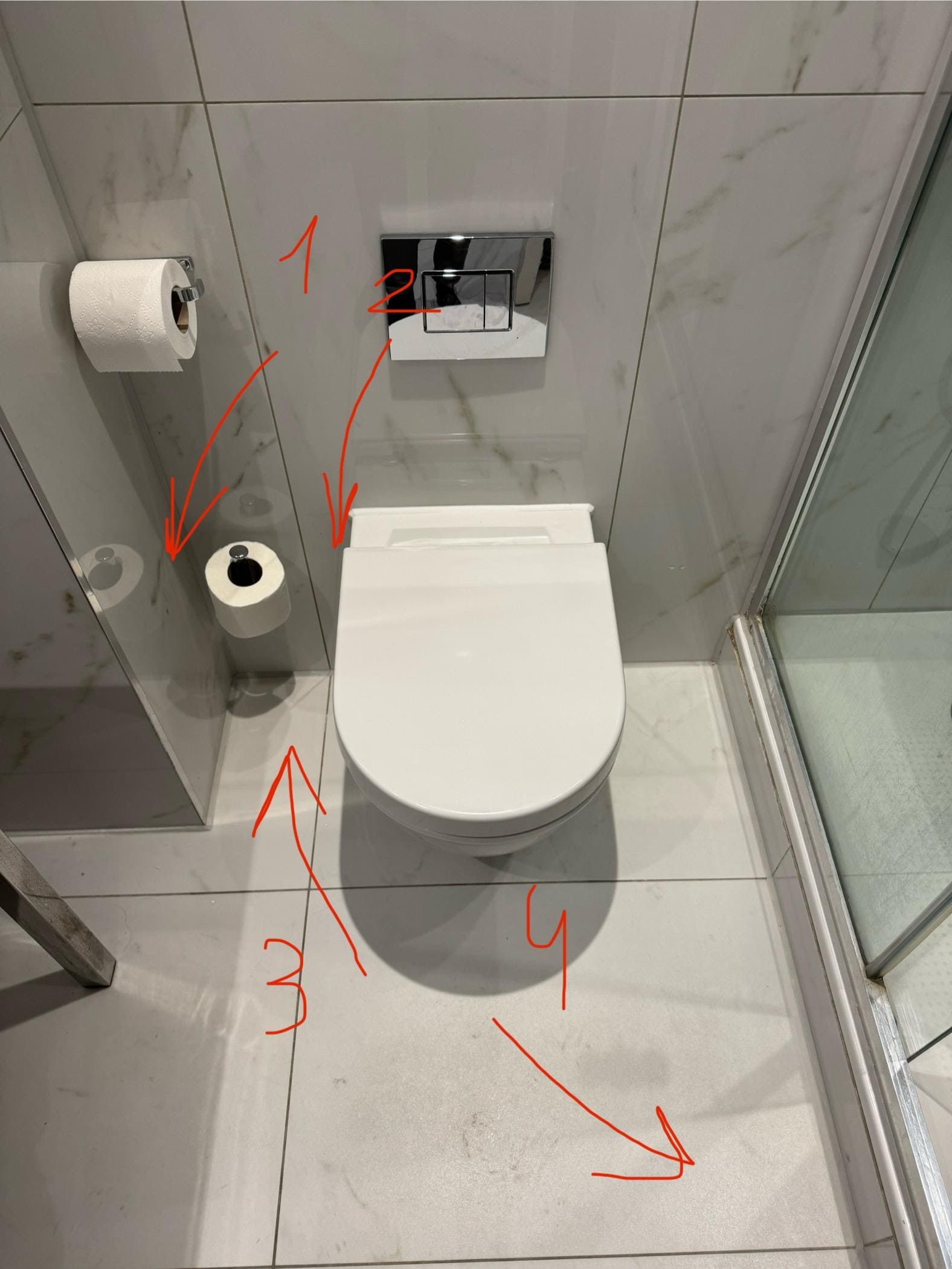 1. Crap on the wall.

2. Crap on the toilet when I checked in - after second time the receptionist “cleaned” it with water and one of the towels.

3. Missing brush.

4. Empty mini bar.