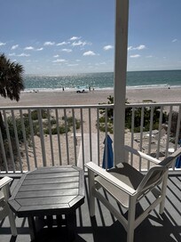 Balcony view in the morning.