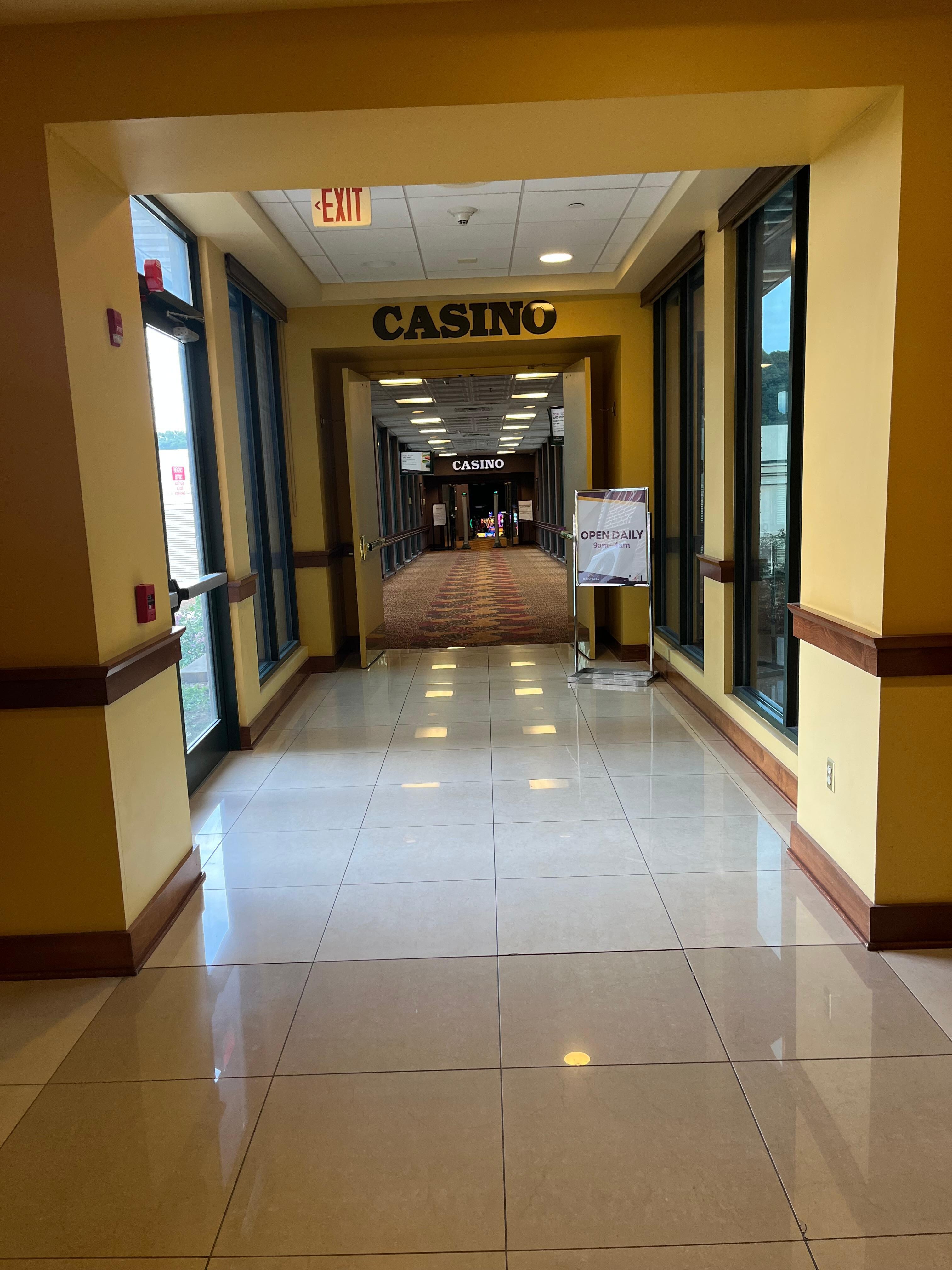 Entrance to casino was nice. Floors shine nicely
