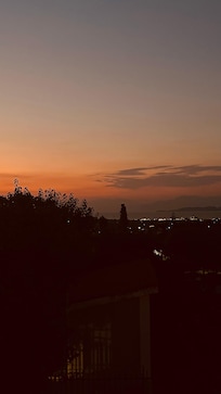 Sunset from the balcony