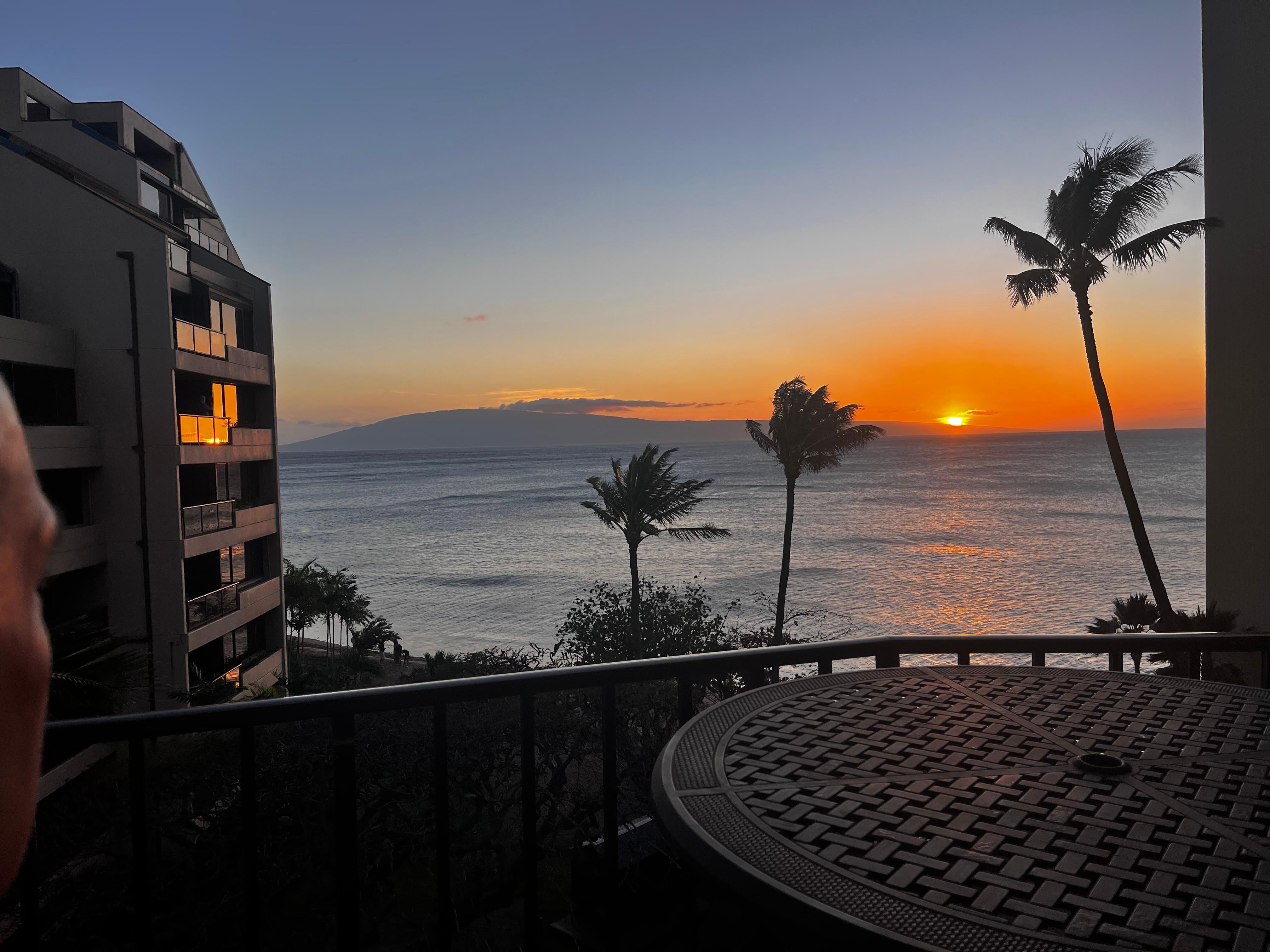 Sunset from the lania 