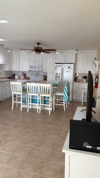 Kitchen fully stocked