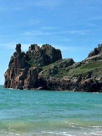 Beaufort, a short walk down the coastal path.