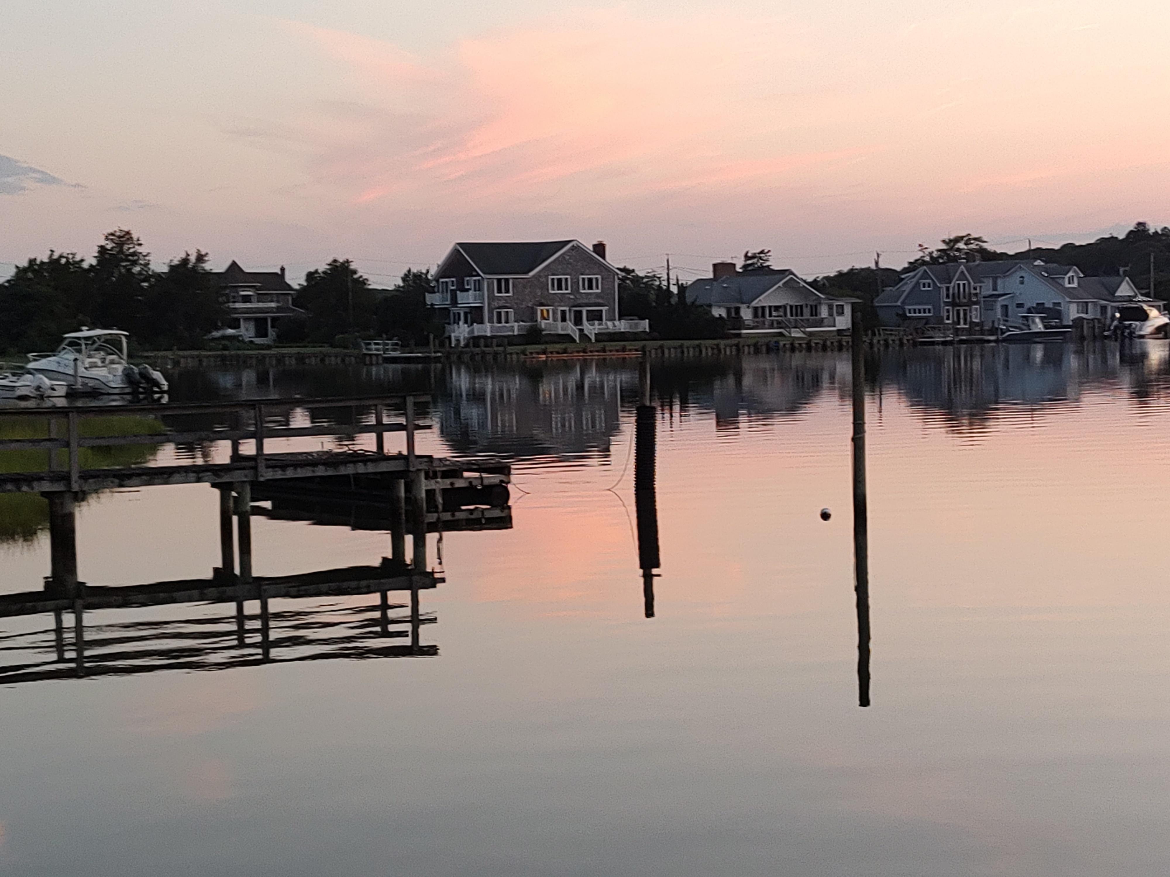 A shot of the bay in the evening.