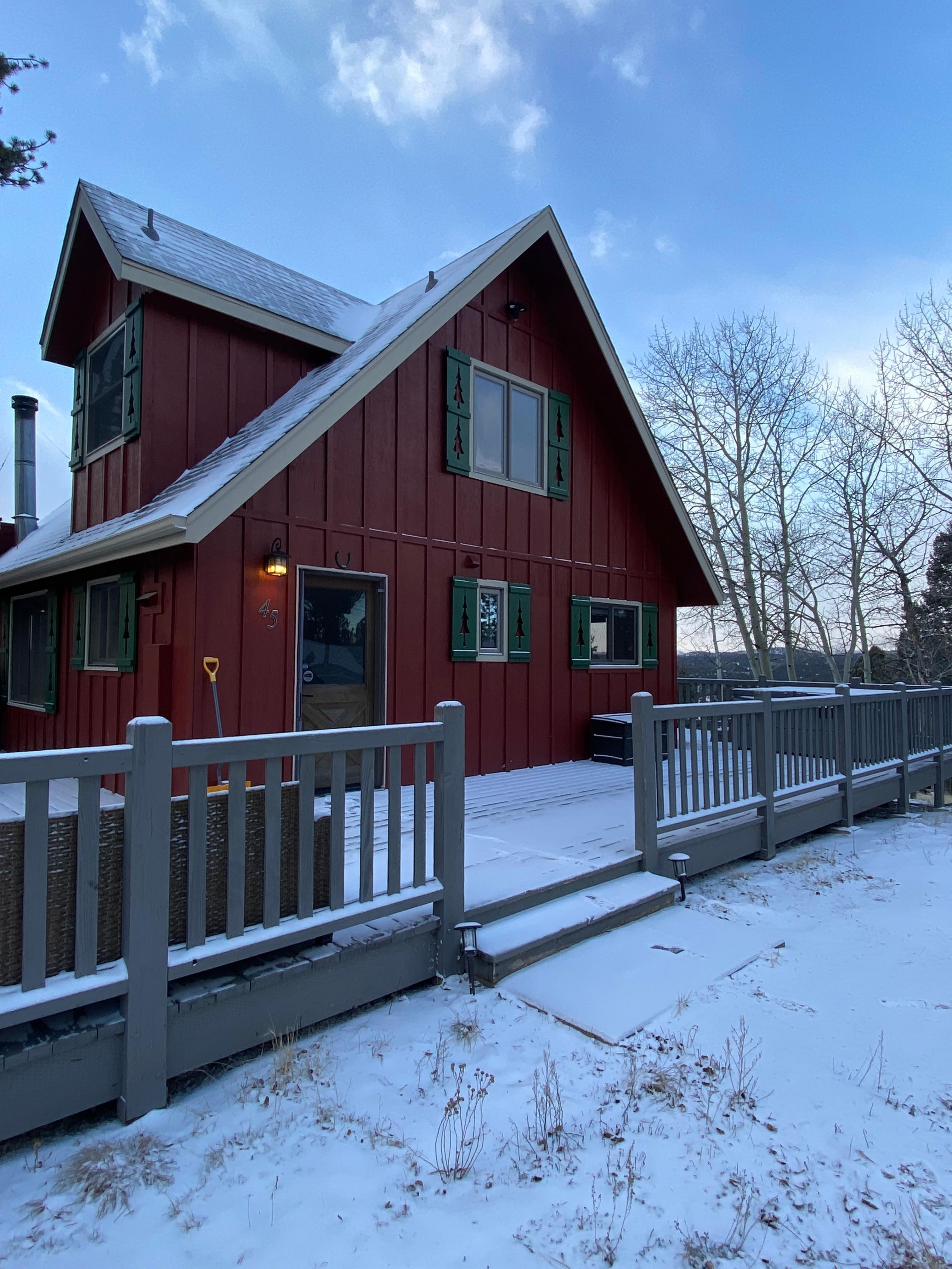 Snowed the day we were leaving, was gorgeous! 