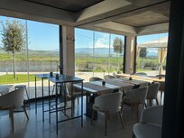 Breakfast area - view of Etna.