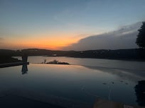 The view from the patio and the sunsets were beautiful!