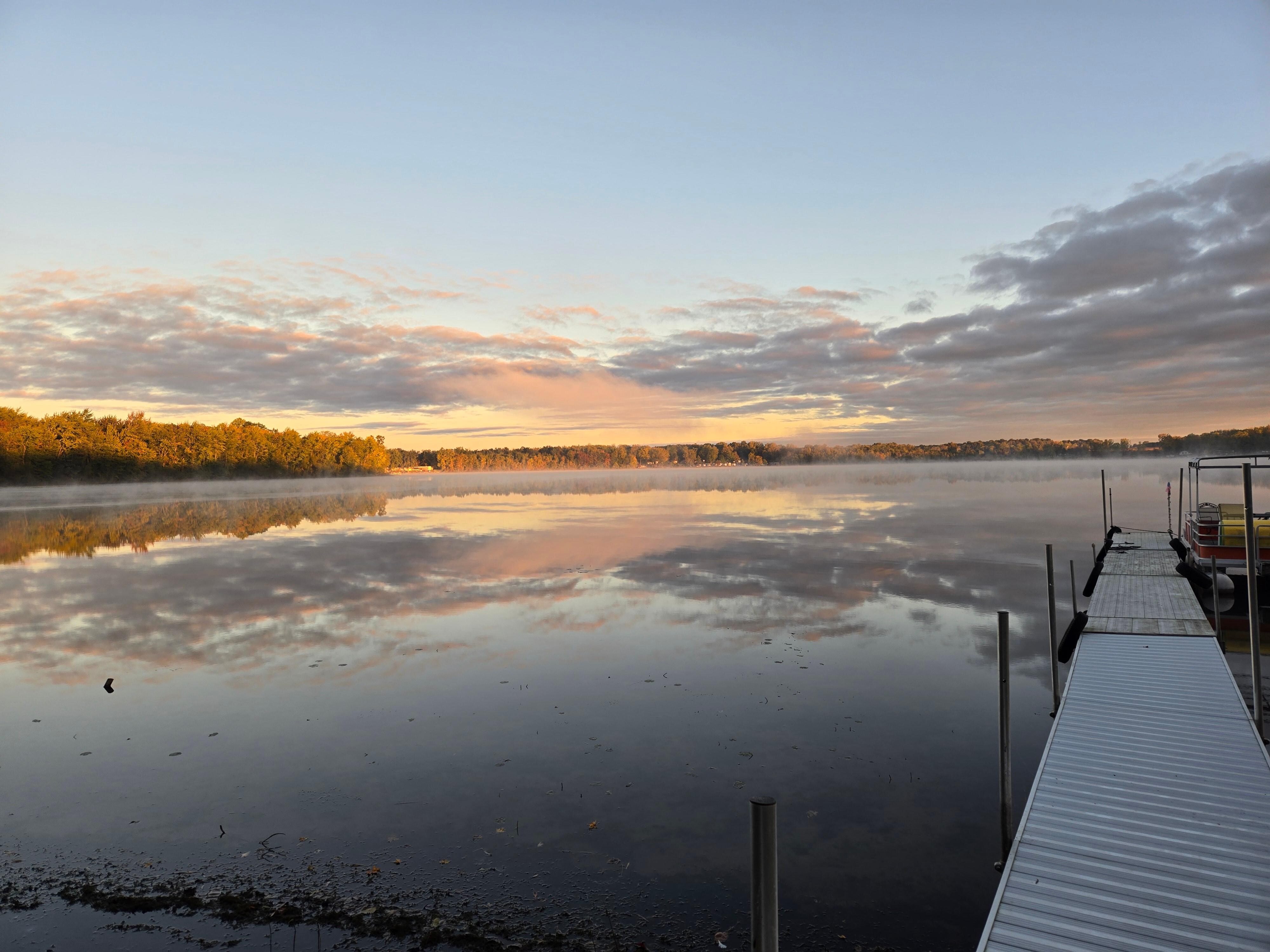 Swan Lake from the house