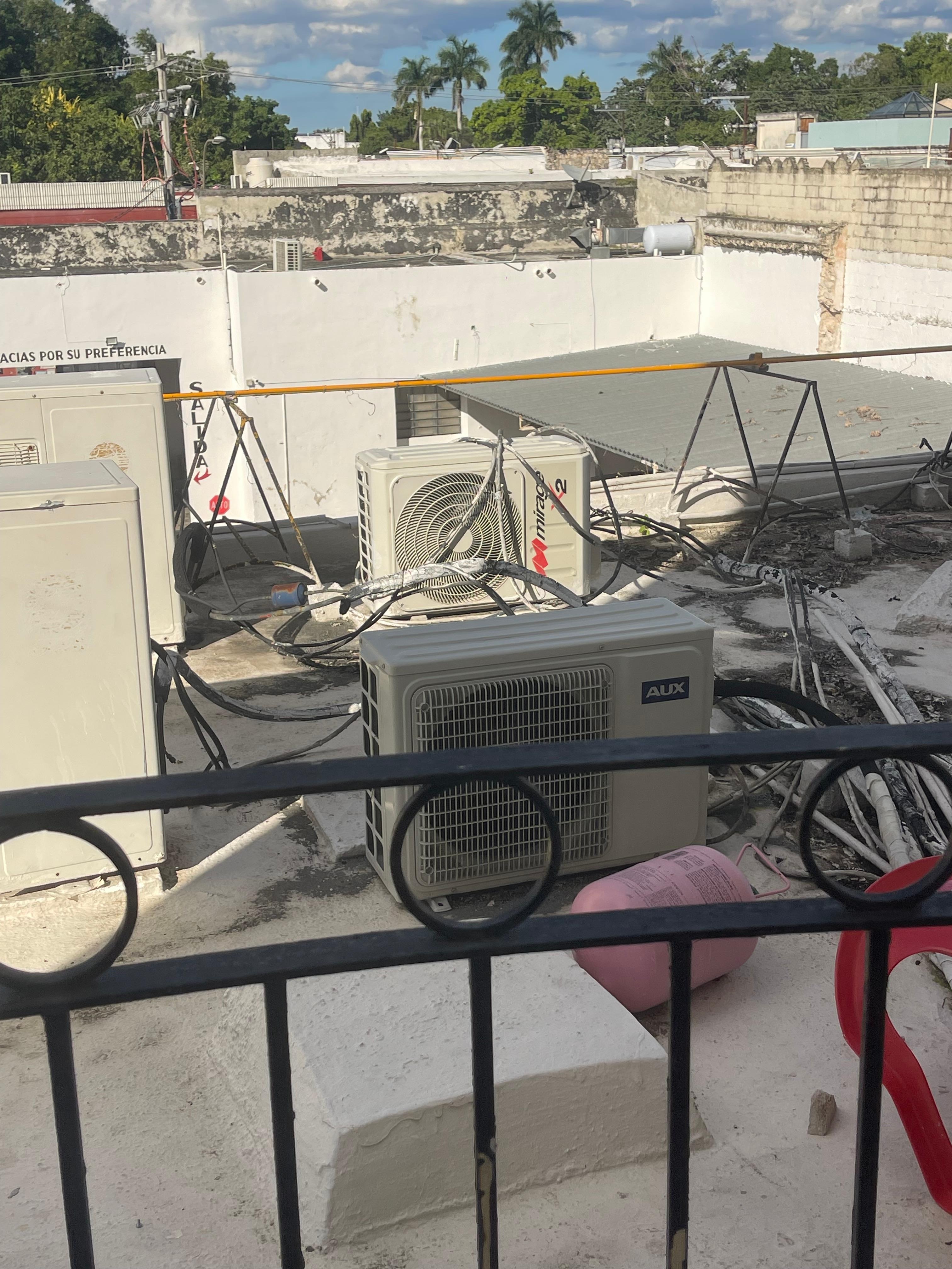 View from patio door that didn’t lock