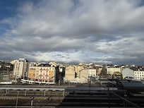 部屋からの風景〜虹🌈も出てました!