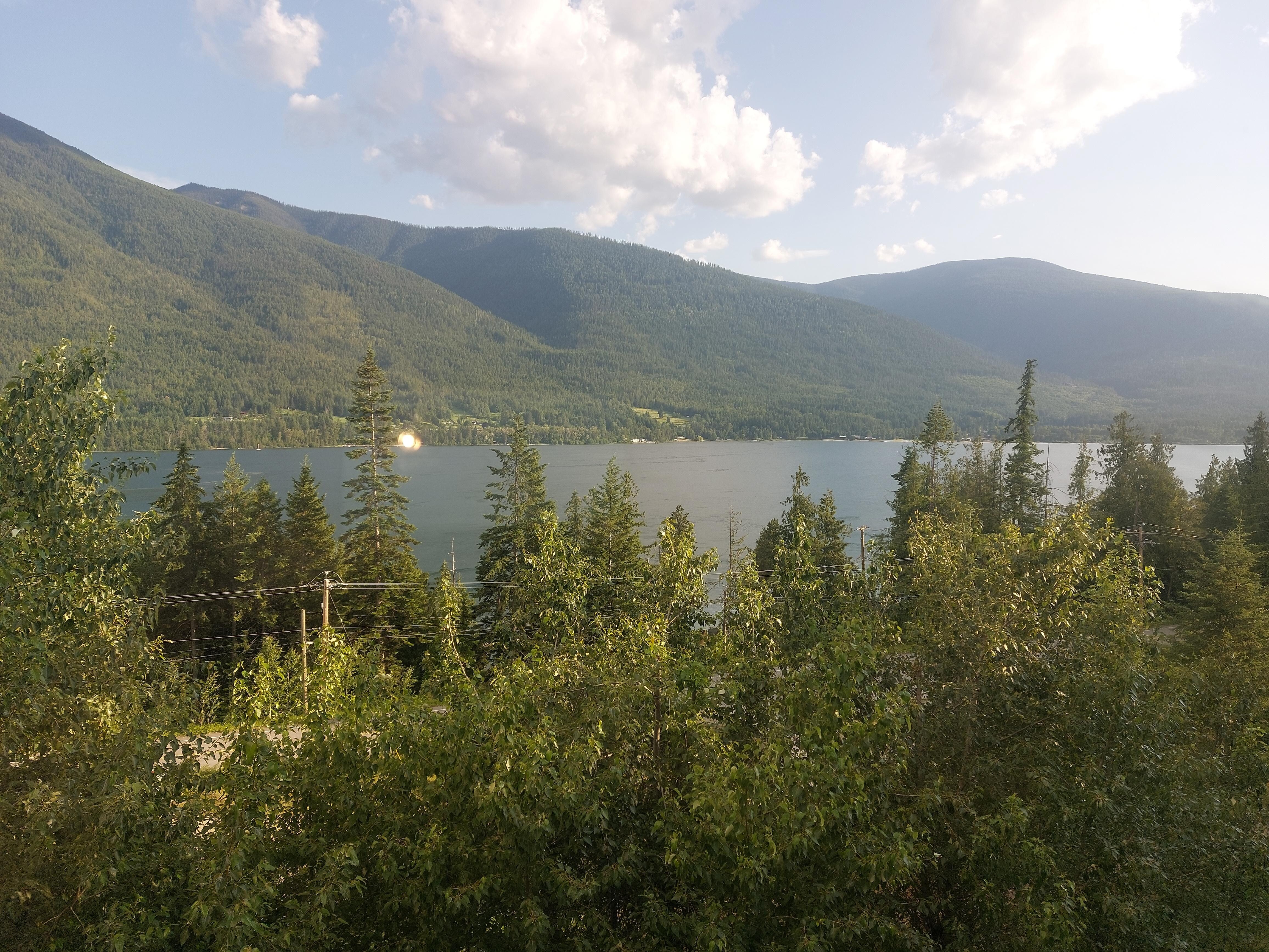 The view from the deck