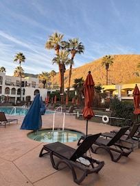 Our patio in the morning