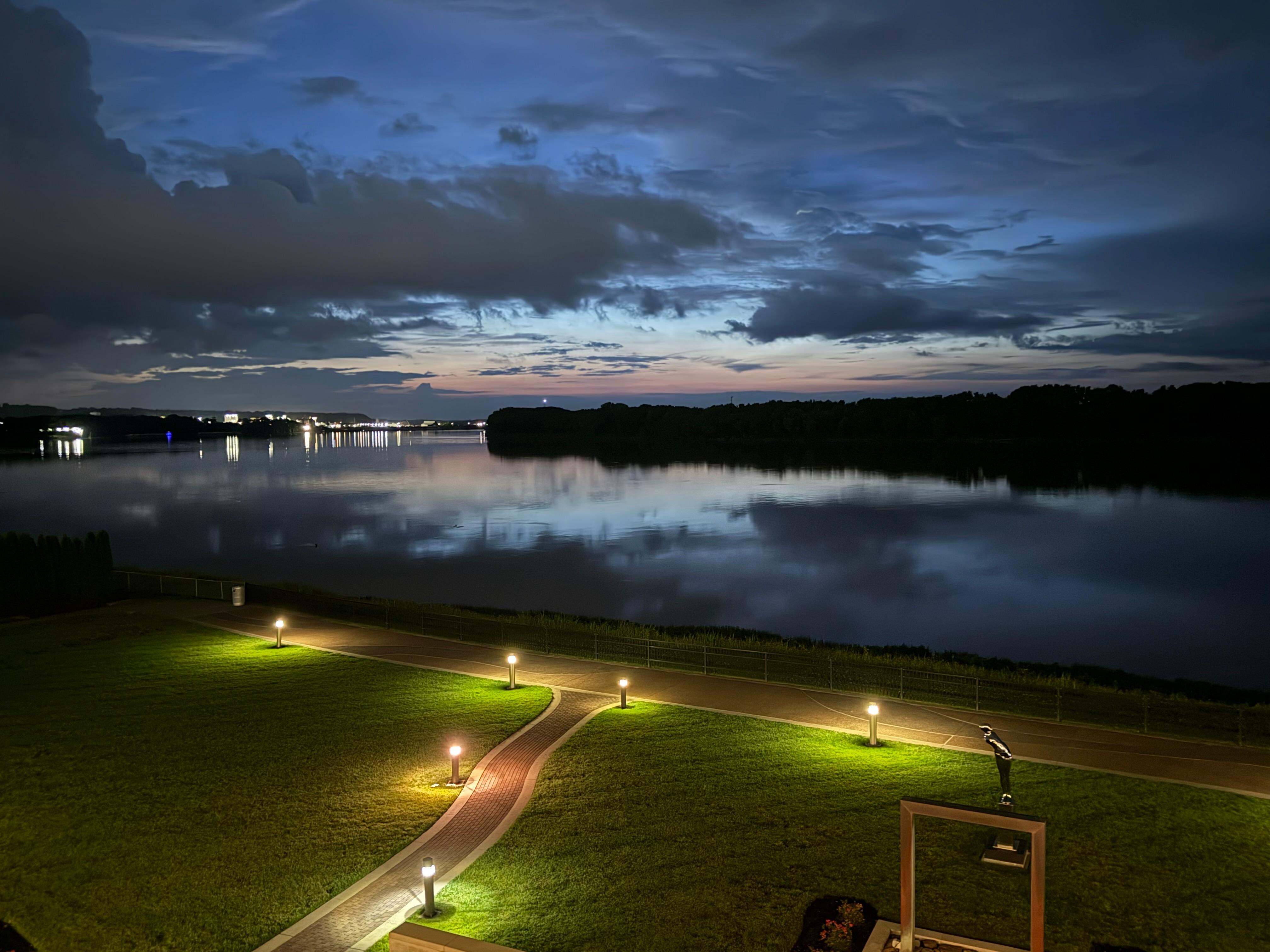 Via from my Holiday Inn balcony in Owensboro! Beautiful!