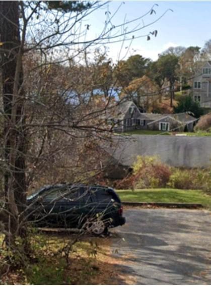 No walkway to be found.