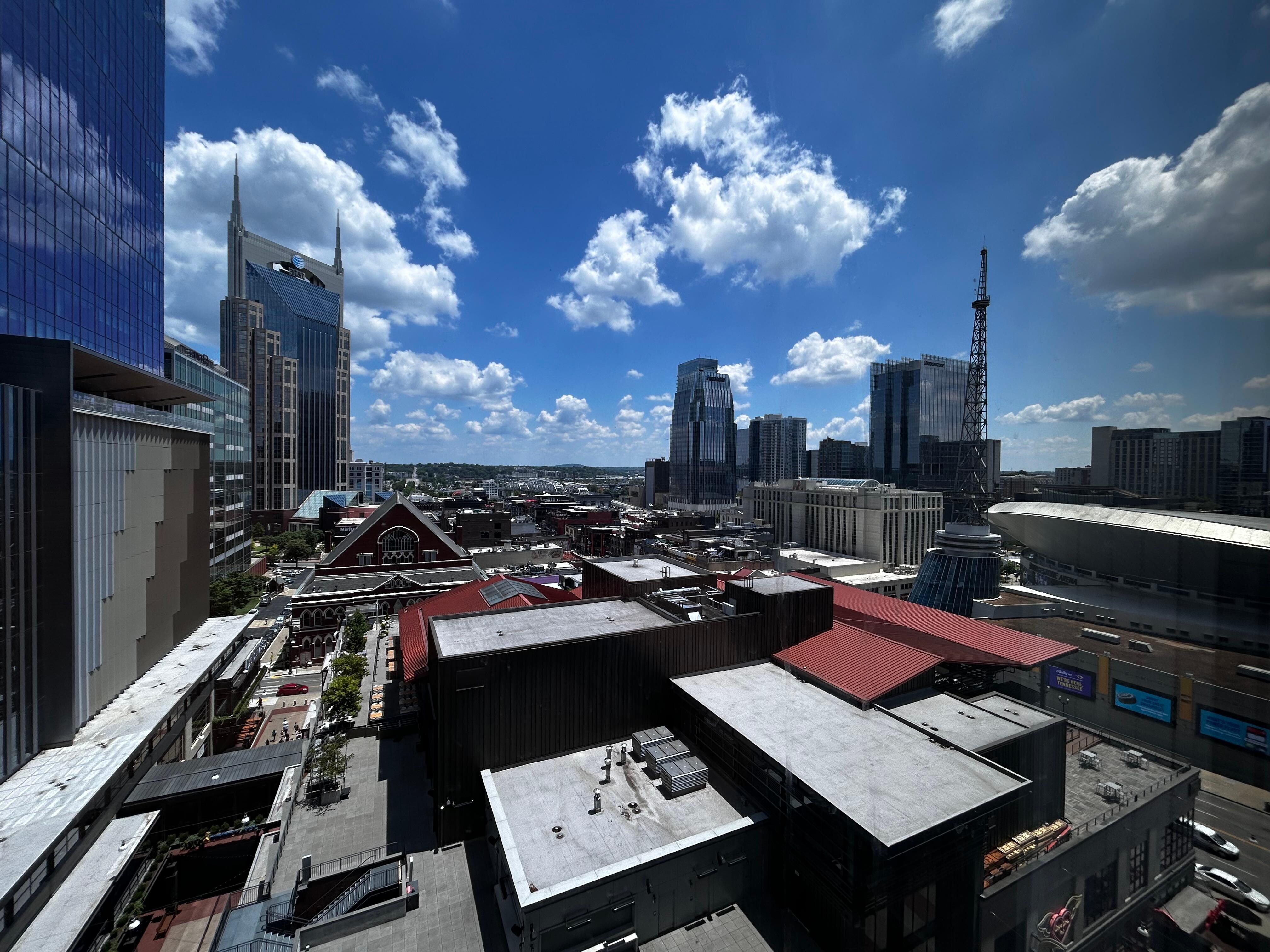 View from the room in the daytime. 