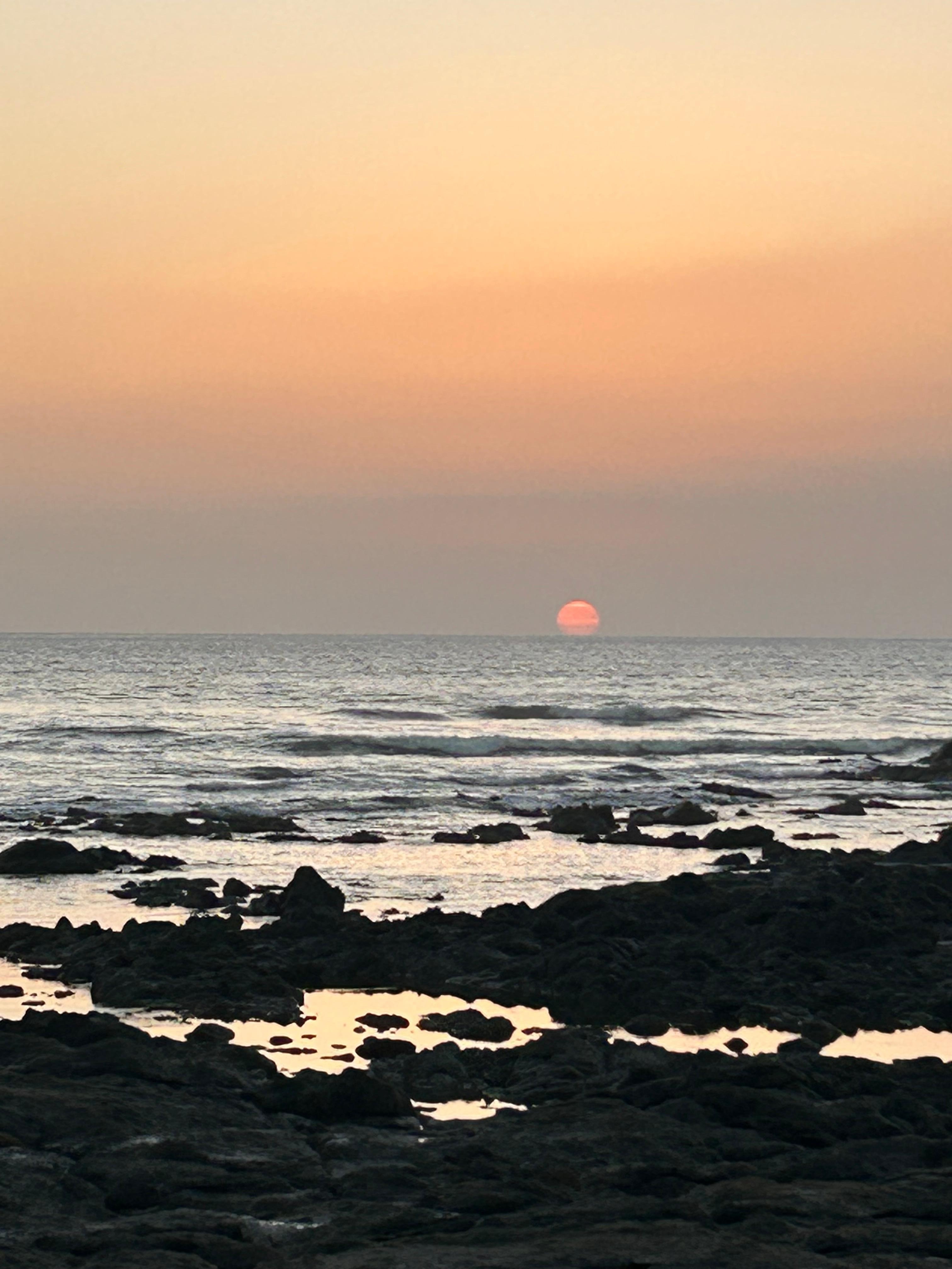 Sunset at playa langosta