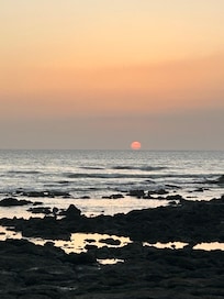 Sunset at playa langosta