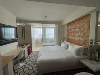 Good sized room with comfortable bed