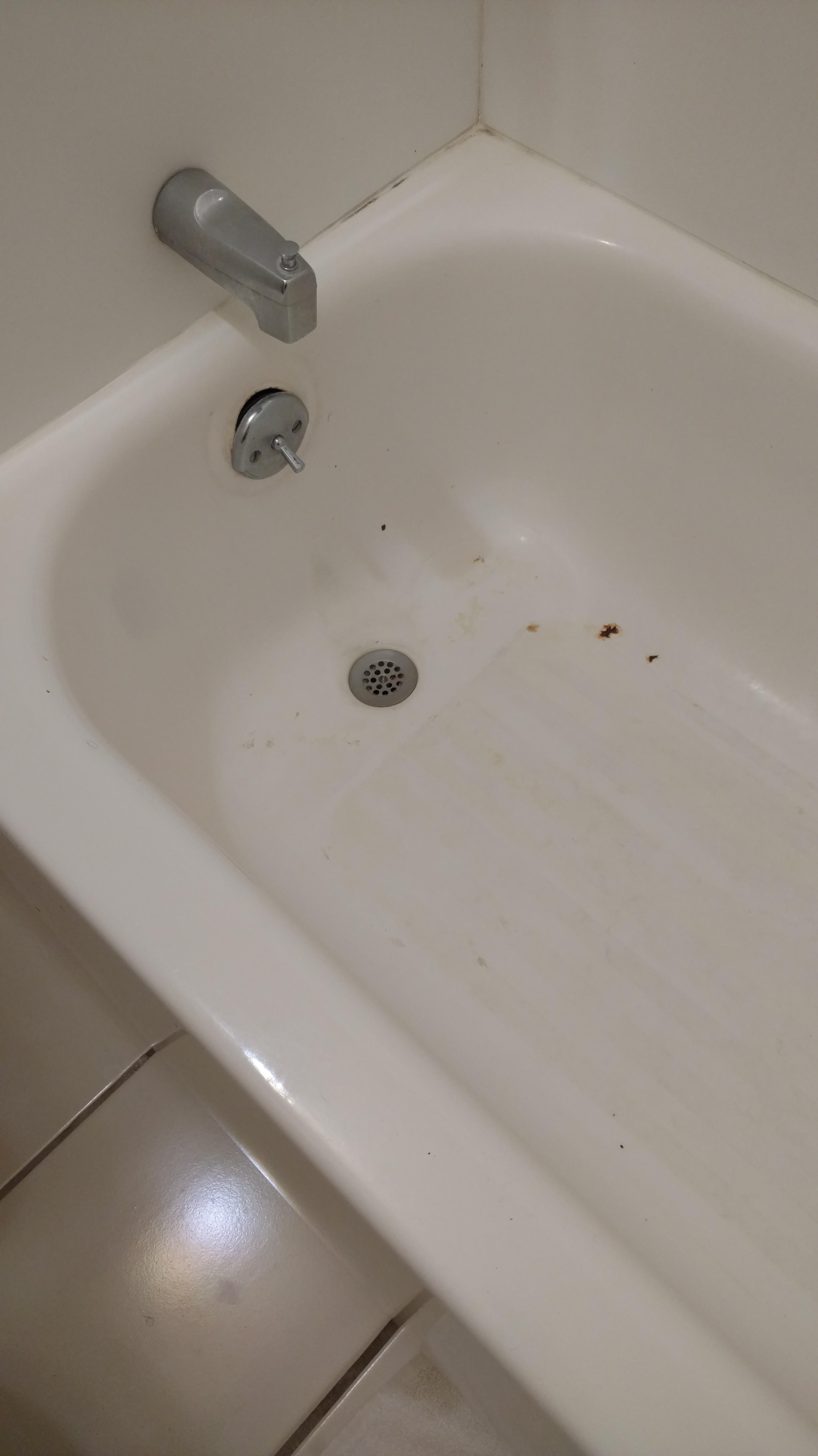 Tub was nasty!