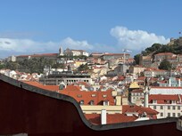 View of the city from a walk above the hotel.