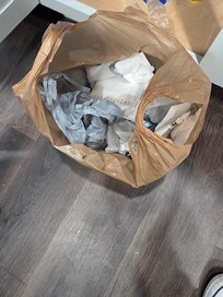 Garbage left in cupboard