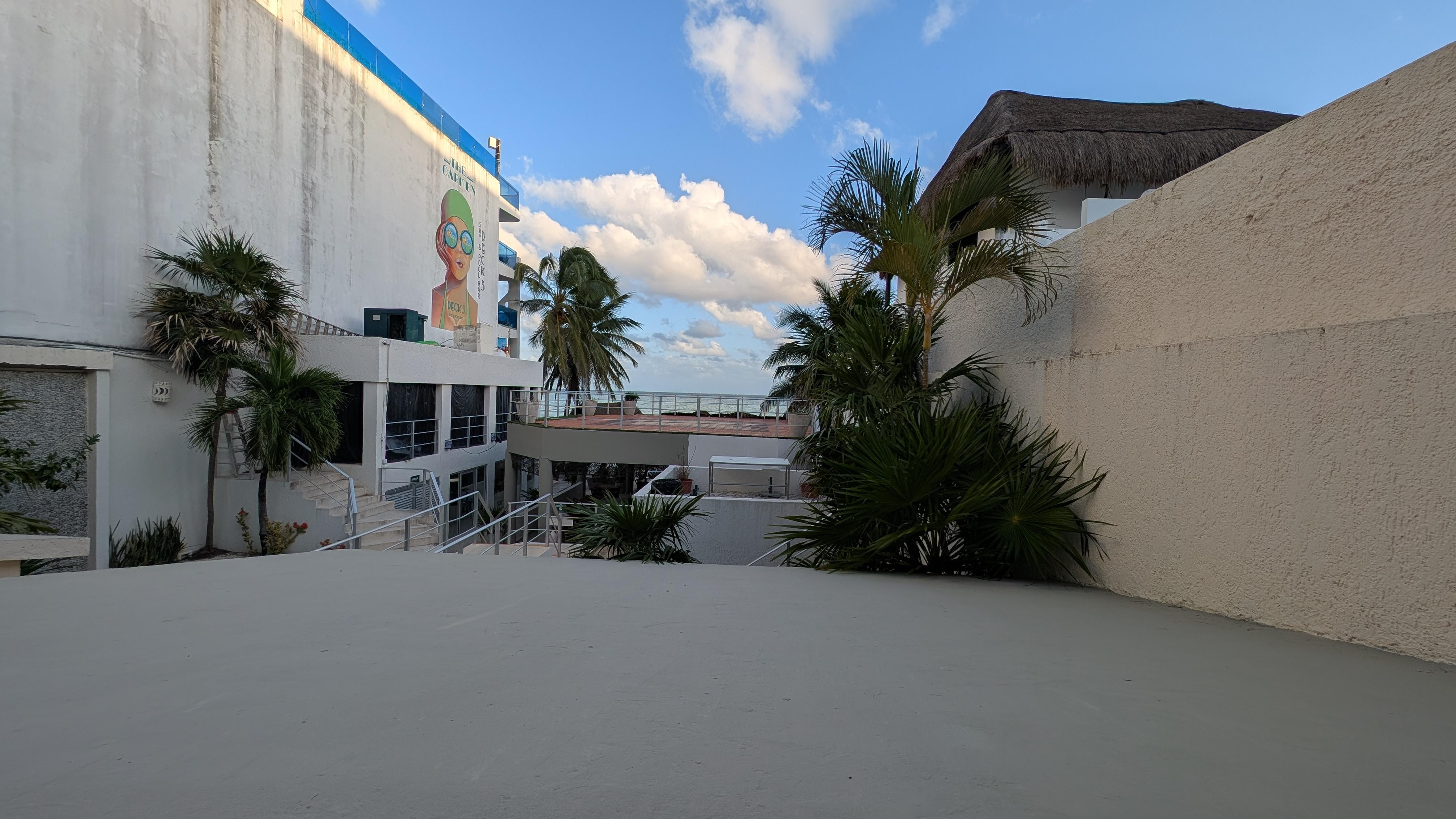 Small, but unexpected view of the ocean