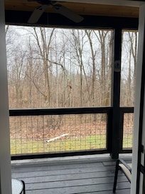 Back porch lounging, solitude was lovely!