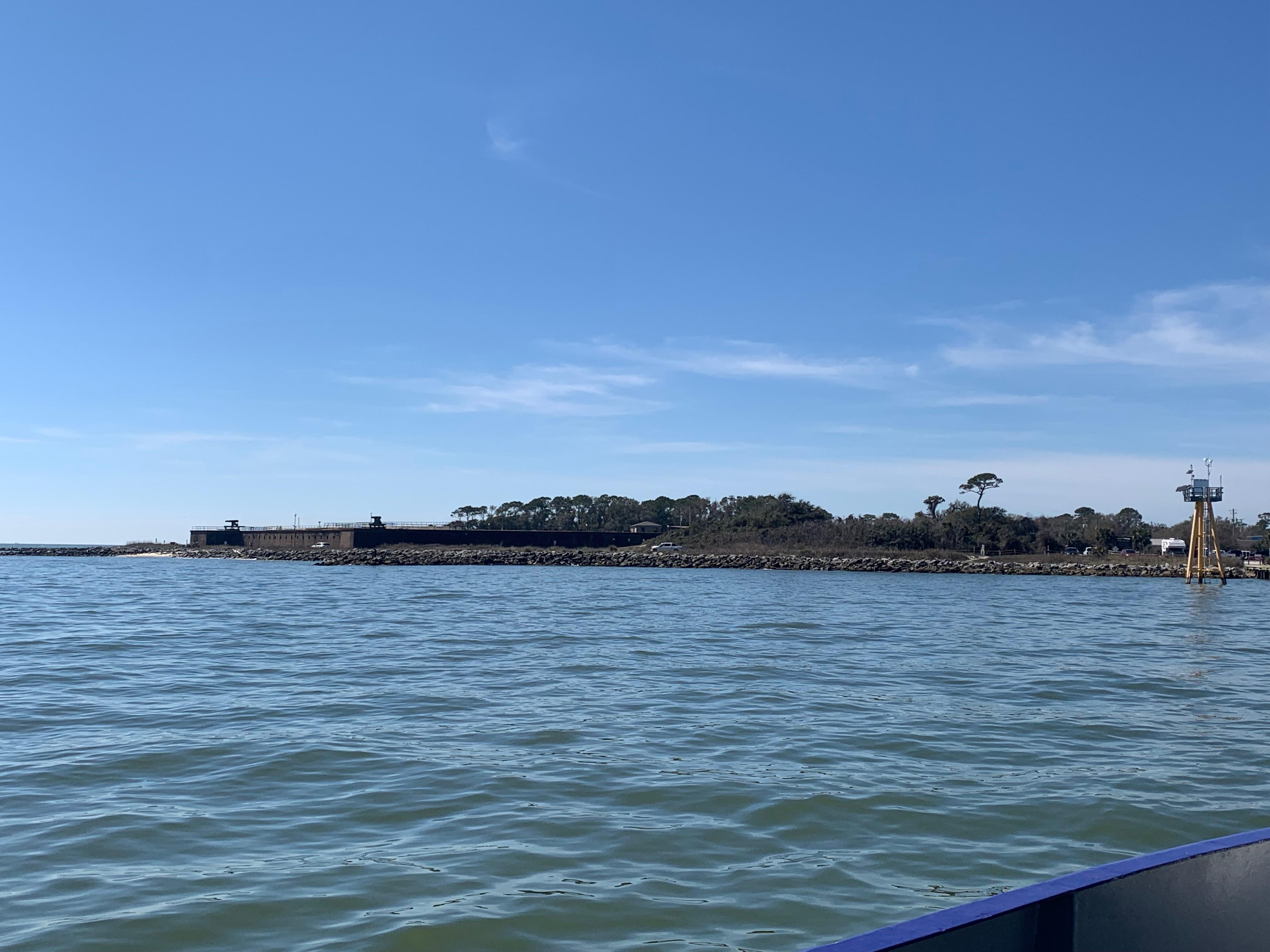 Fort Gaines on east end taken from ferry to Fort Morgan.