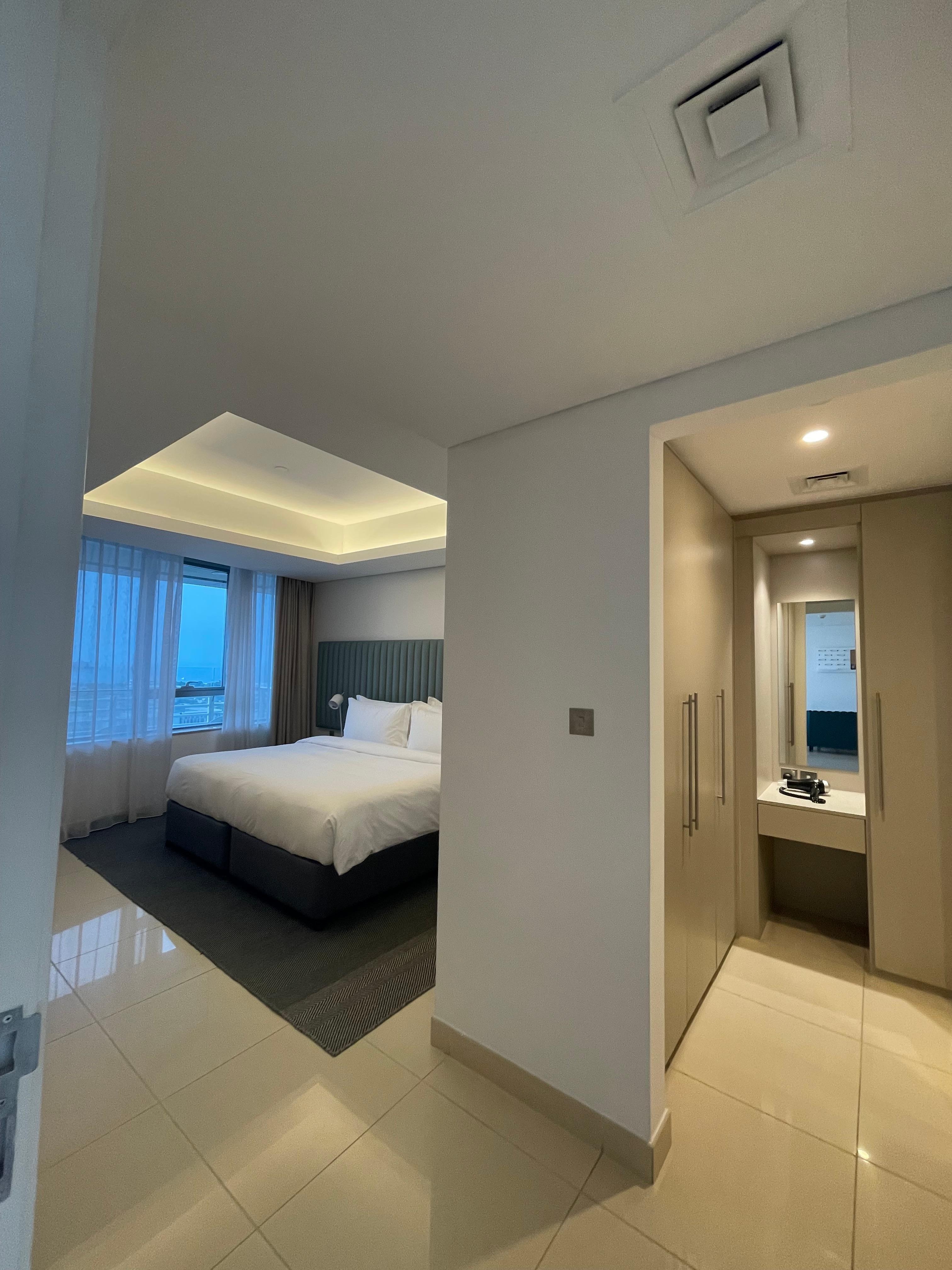 Bedroom and dressing area