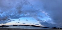 Storm clouds over Onset Beach