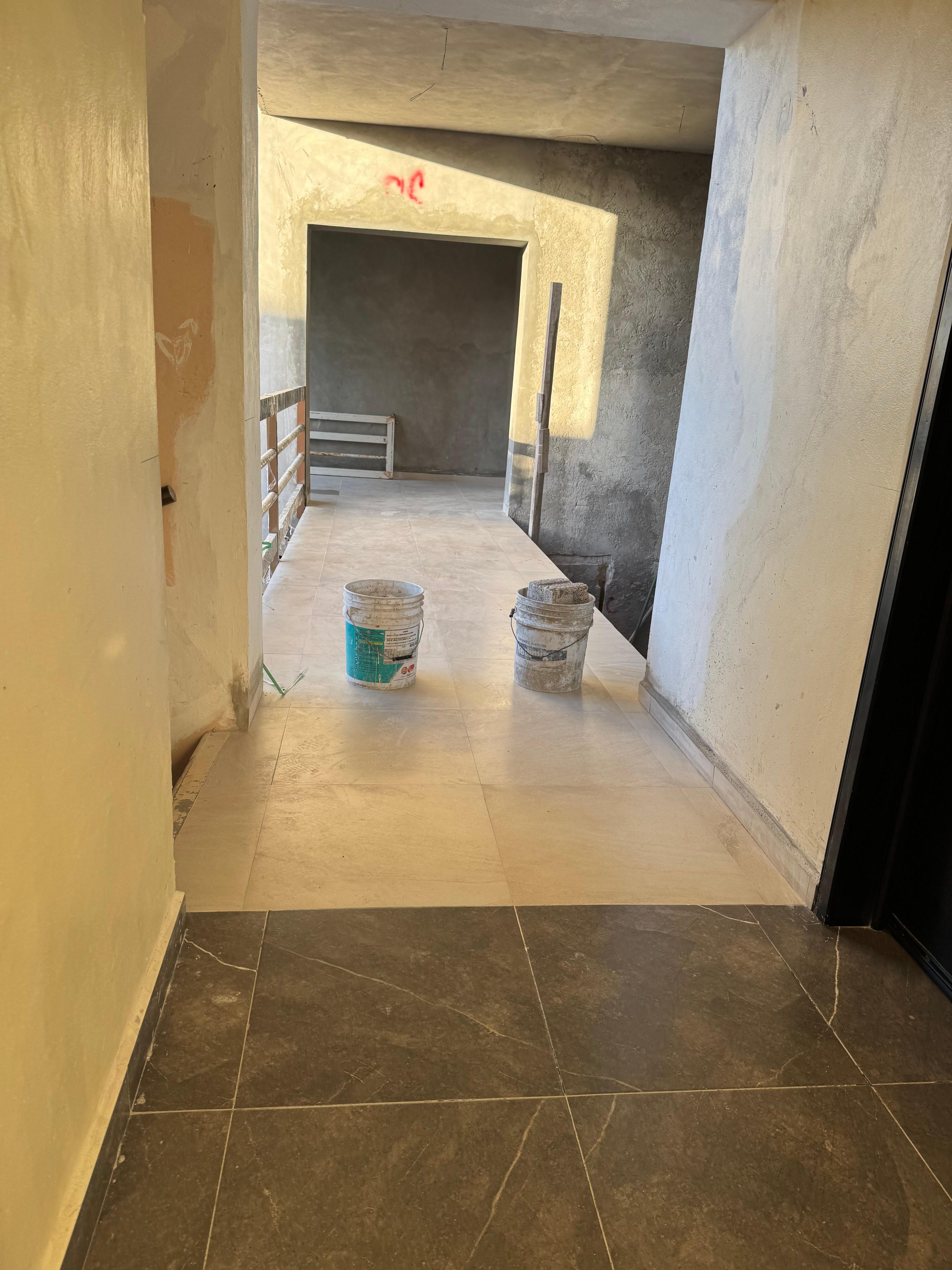 This is the wallway we walk down to first floor